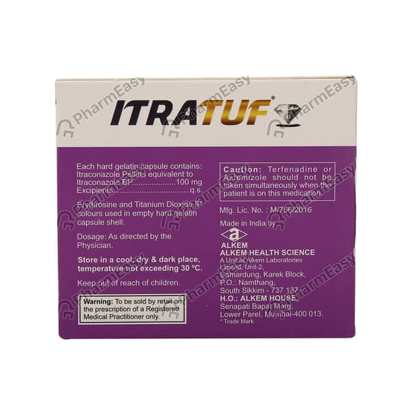 Itratuf 100mg Strip Of 10 Capsules