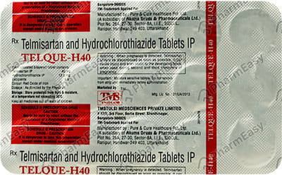 Telque H 40mg Strip Of 15 Tablets