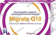 MIGRATE Q10 STRIP OF 10 CAPSULES
