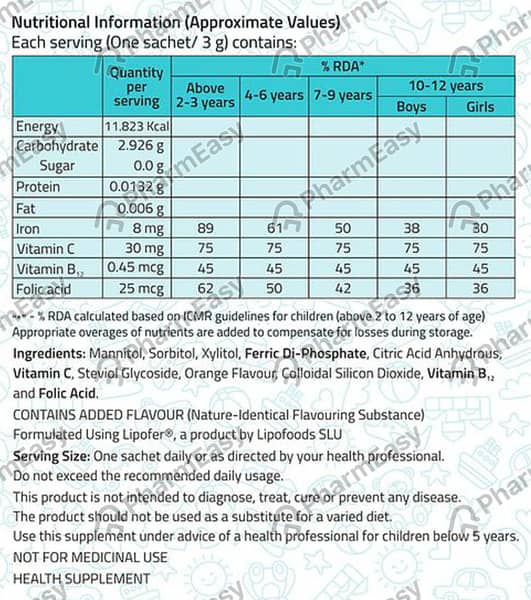 Tasiron Sachet Of 3gm Oral Powder (Pack Of 10)