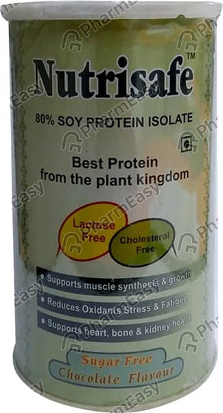 Nutrisafe Chocolate Flavour Sugar Free Tin Of 500Gm Oral Powder