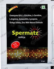 SPERMATZ MIXED FRUIT FLAVOUR SUGAR FREE SACHET OF 10GM POWDER