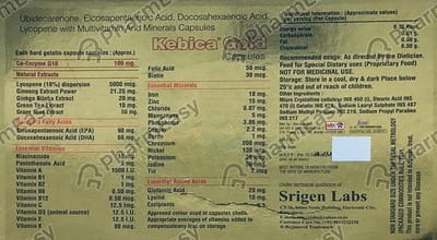 Kebica Gold Strip Of 10 Capsules