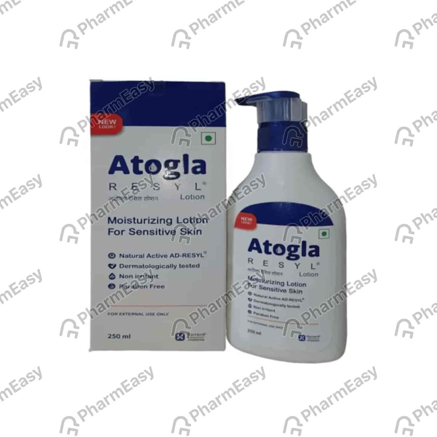 Atogla Resyl Body Moisturizer For Sensitive Skin Bottle Of 250ml Lotion