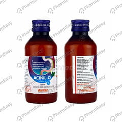 ACINIL O SUGAR FREE REFRESHING MINT FLAVOUR BOTTLE OF 120ML SUSPENSION