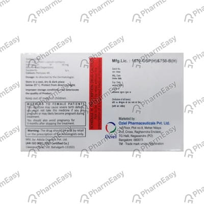 Isonise 10mg Strip Of 10 Capsules