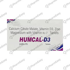 HUMCAL D3 STRIP OF 10 TABLETS