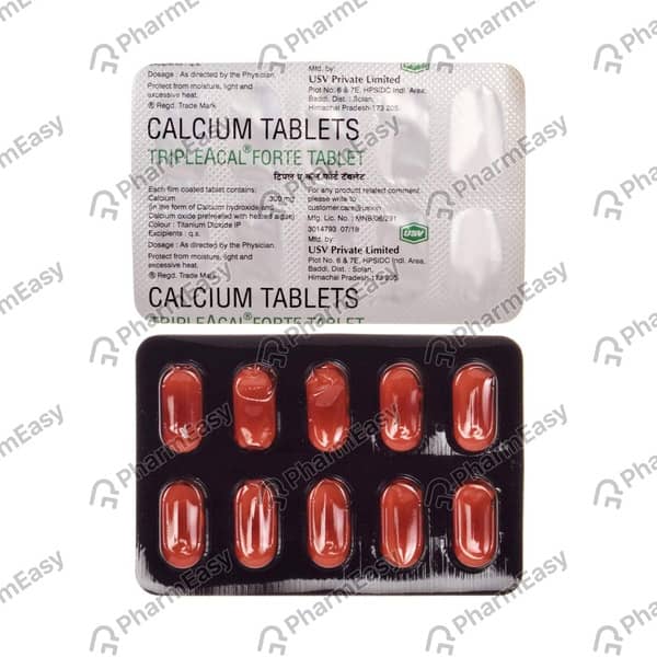 Tripleacal Forte Strip Of 10 Capsules