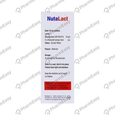 Nutalact Bottle Of 200ml Syrup