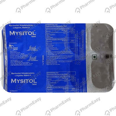 Mysitol Strip Of 10 Tablets
