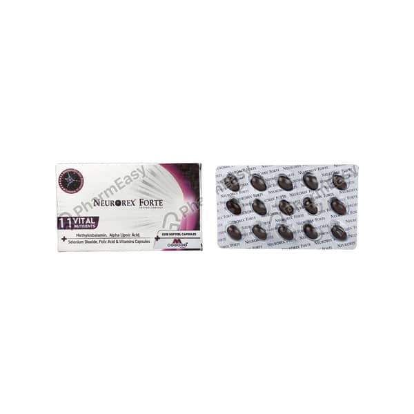 Neurorex Forte Strip Of 15 Capsules