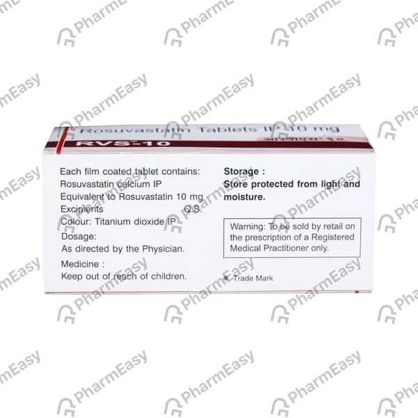 Rvs 10mg Strip Of 10 Tablets