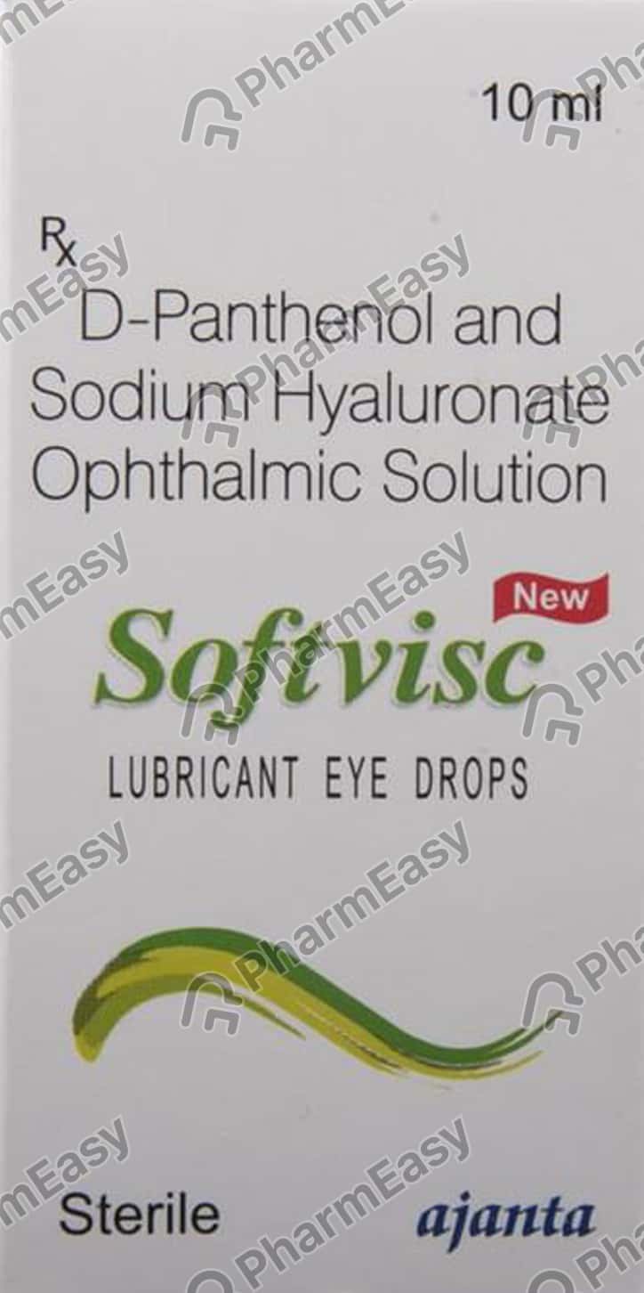 New Softvisc Lubricant Bottle Of 10ml Eye Drops Uses, Side Effects, Price & Dosage PharmEasy