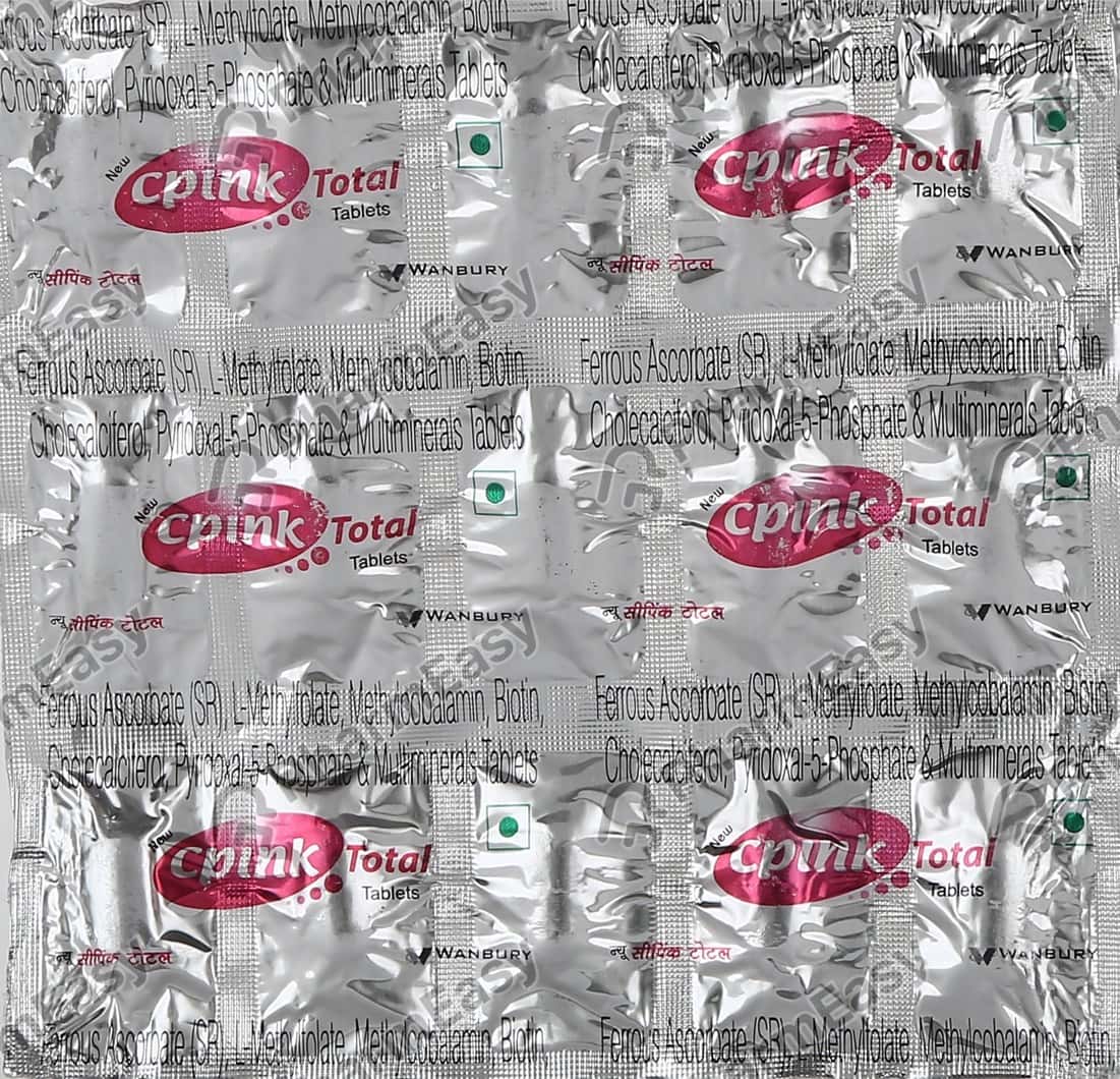 New Cpink Total Strip Of 15 Tablets