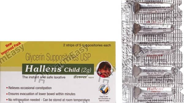 Hallens Child 2gm Suppositories 5'S