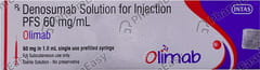 OLIMAB 60MG PRE FILLED SYRINGE OF 1ML SOLUTION FOR INJECTION