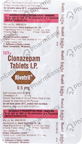 Rivotril 0.5mg Tablet