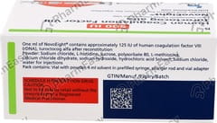 NOVOEIGHT 500IU DRY VIAL OF 1 POWDER FOR INJECTION