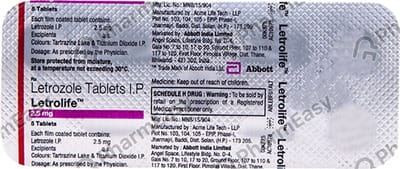 Letrolife 2.5mg Tablets 5'S