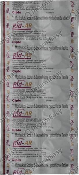 Rid Ar Strip Of 10 Tablets