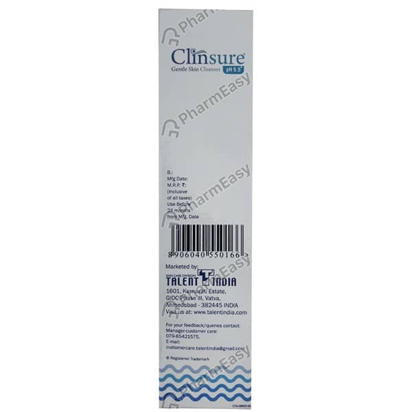 Clinsure Ph 5.5 Bottle Of 500Ml Gentle Skin Cleanser