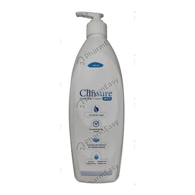Clinsure Ph 5.5 Bottle Of 500ml Gentle Skin Cleanser