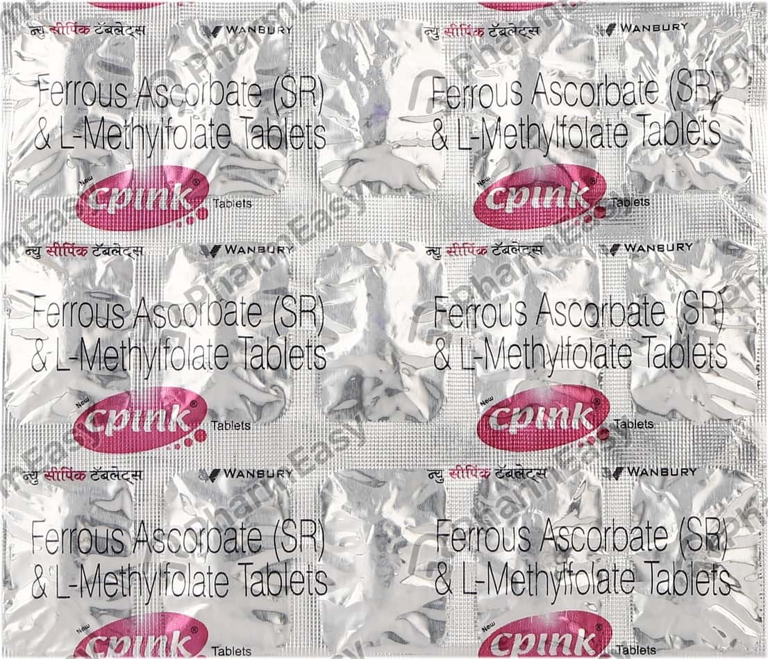 New Cpink Strip Of 15 Tablets