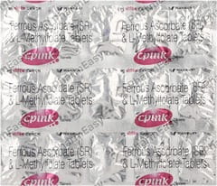 NEW CPINK STRIP OF 15 TABLETS