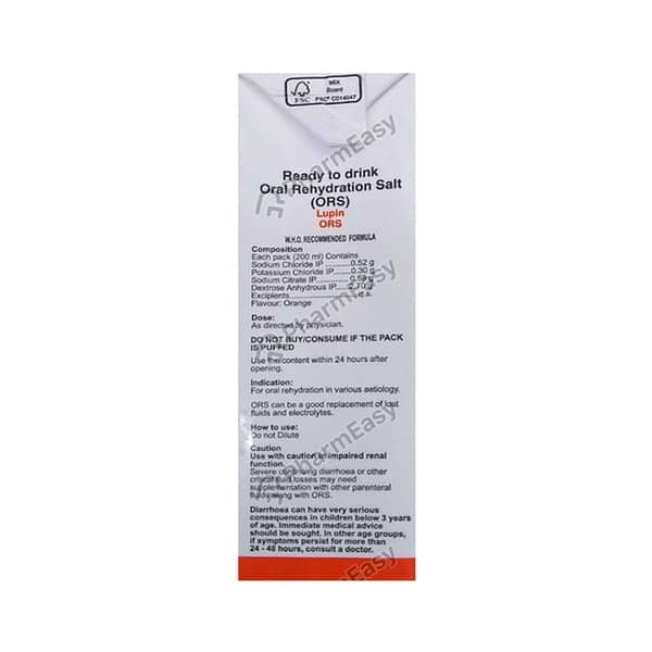 Lupin Ors Orange Flavour Liquid 200Ml