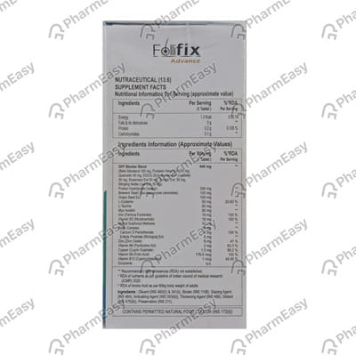 Follifix Advance Bottle Of 30 Tablets