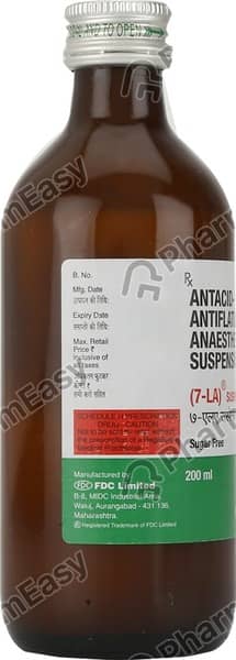 7 La Sugar Free Bottle Of 200ml Suspension