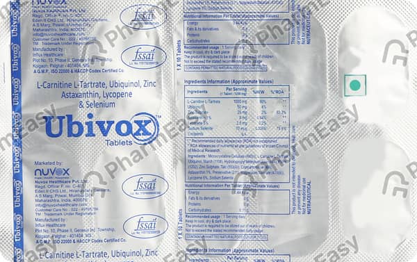 Ubivox Strip Of 10 Tablets