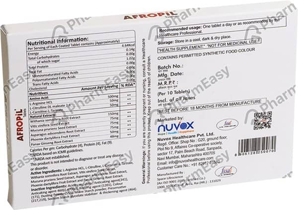 Afropil Strip Of 10 Tablets