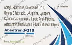 ABSOTREND Q 10 STRIP OF 10 TABLETS