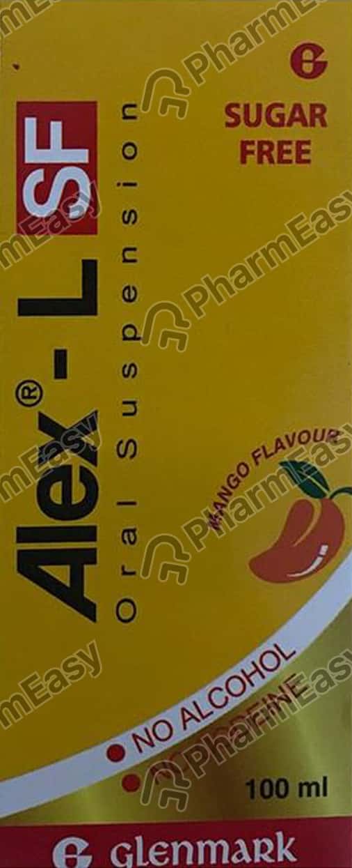 Alex L Mango Flavour Bottle Of 100ml Cough Syrup