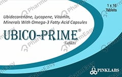 UBICO PRIME STRIP OF 10 TABLETS