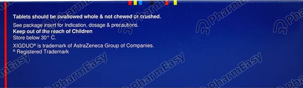 Xigduo 5/1000 Mg Strip Of 14 Tablets