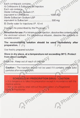 Finecef S 1.5gm Dry Vial Of 1 Powder For Injection