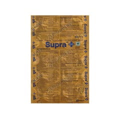 SUPRA PLUS STRIP OF 15 TABLETS