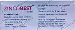 ZINCOBEST STRIP OF 10 TABLETS