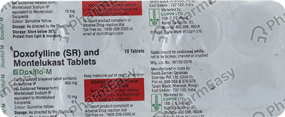 Doxiflo M Strip Of 10 Tablets