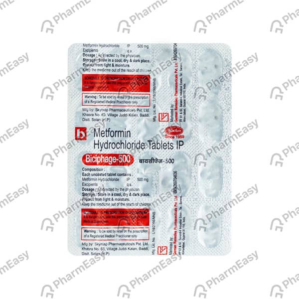 Biciphage 500mg Strip Of 20 Tablets