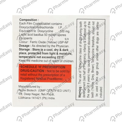 Doxberry Lb Strip Of 10 Tablets