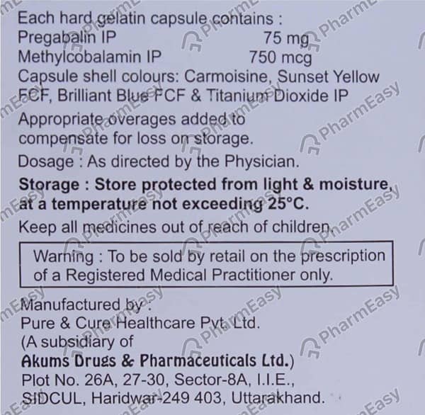 Prenyle M 75mg Strip Of 10 Capsules