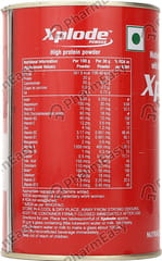 XPLODE CHOCOLATE WITH VANILLA AND COCOA FLAVOUR TIN OF 200GM POWDER