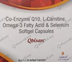 QBISAN STRIP OF 10 SOFTGEL CAPSULES
