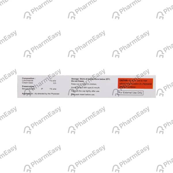 Luliclinz 1% Tube Of 15Gm Cream