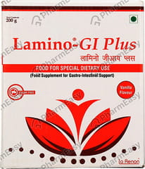 Lamino Gi Plus Vanilla Flavour Sugar Free Tin Of 200gm Oral Powder