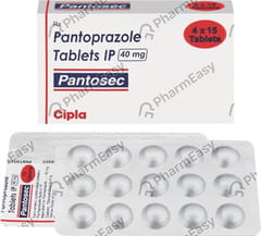 Pantosec 40mg Strip Of 15 Tablets