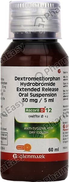 Ascoril D12 Orange Flavour Suspension 60ml